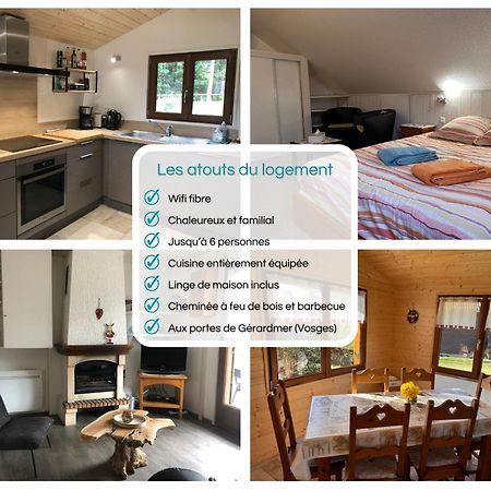 Chalet Chloe - Wifi, Bbq, Parking 克松吕-隆日梅 外观 照片